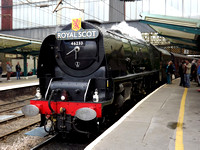 With the Duchess on the Royal Scot 9 June 2012