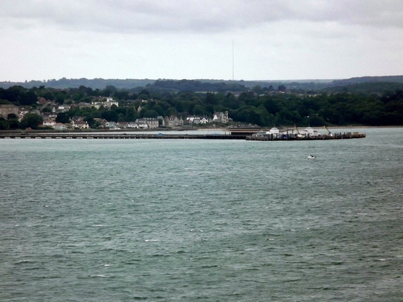 Ryde Pier, Isle of Wight, seen from Queen Mary 2